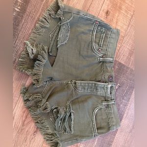 Ripped Jean shorts